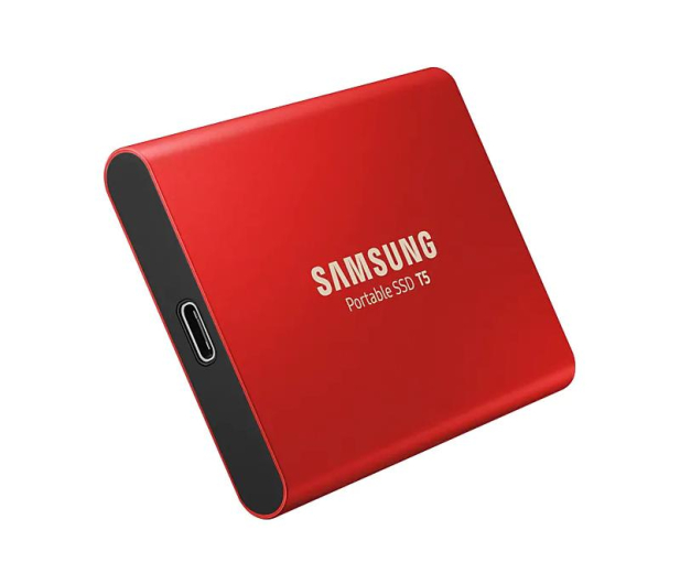 SAMSUNG T5 1000GB USB 3.1 Gen. 2 Portable 540 MB/s Red MU-PA1T0R/EU - 490286 - zdjęcie 4